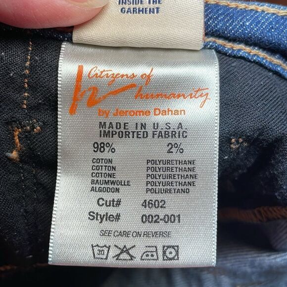 Citizens of Humanity by Jerome Dahan Ingrid #002, low waist flare Blue Jeans, 29 - Picture 13 of 16